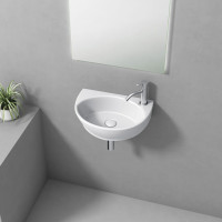 Aqualine LIZA keramické umývátko 40x27cm, bílá NP412