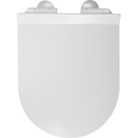 Aqualine CARLO WC sedátko, SLIM, Soft Close, Easy Take, bílá PRX.101.855