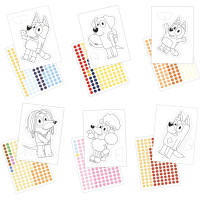 EDUCA Kreativní sada s šablonami Bluey