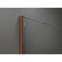 Sprchová zástěna KIOTO 150 cm - zakulacená - čirá/rose gold