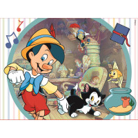 CLEMENTONI Obrázkové kostky Disney klasické pohádky, 12 kostek