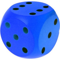 JOHN Pěnová hrací kostka 15 cm 1ks (mix)