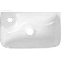 Aqualine BELLE keramické umývátko 36x22cm, bílá NP365