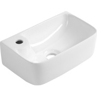 Aqualine BELLE keramické umývátko 36x22cm, bílá NP365