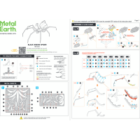 METAL EARTH 3D puzzle Černá vdova