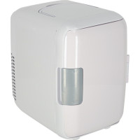 Cestovní elektrická mini chladnička do auta 2v1 4L - bílá