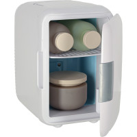 Cestovní elektrická mini chladnička do auta 2v1 4L - bílá