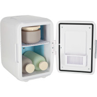 Cestovní elektrická mini chladnička do auta 2v1 4L - bílá