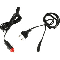 Cestovní elektrická mini chladnička do auta 2v1 4L - bílá