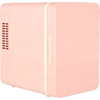 Cestovní elektrická mini chladnička do auta 2v1 4L - růžová