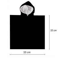 Dětská bavlněná osuška s kapucí TLAPKOVÁ PATROLA - růžová - 55x110 cm