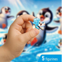 WOODEN CITY Dřevěné puzzle Veselí tučňáci 40 dílků