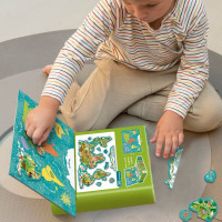 DODO Magnetická hra - Mapa světa se zvířaty