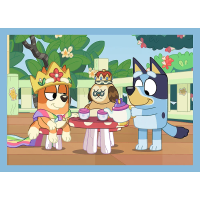 TREFL Puzzle Bluey: Bluey a přátelé 4v1 (35,48,54,70 dílků)