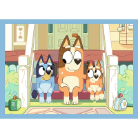 TREFL Puzzle Bluey: Bluey a přátelé 4v1 (35,48,54,70 dílků)