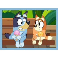 TREFL Puzzle Bluey: Bluey a přátelé 4v1 (35,48,54,70 dílků)