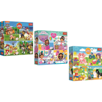 TREFL Puzzle sada 4v1 (4,6,9,12 dílků)