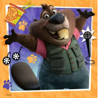 RAVENSBURGER Puzzle Zootropolis: Město zvířat 3x49 dílků