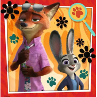 RAVENSBURGER Puzzle Zootropolis: Město zvířat 3x49 dílků