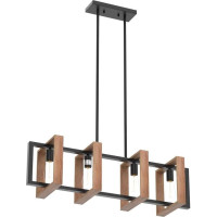 Stropní svítidlo WOODCAGE 4 - dřevo