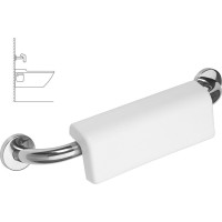 Sapho HANDICAP madlo se zádovou opěrkou, 500mm, nerez lesk XH575