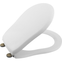 Kerasan RETRO WC sedátko, bílá/bronz 109301N