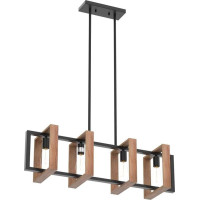 Stropní svítidlo WOODCAGE 4 - dřevo