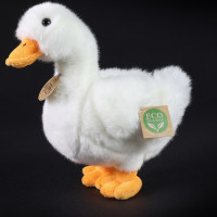 Rappa Plyšová kachna bílá 24 cm ECO-FRIENDLY