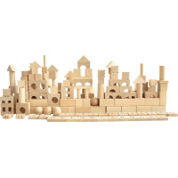 2Kids Toys Kostky přírodní XL 220 ks