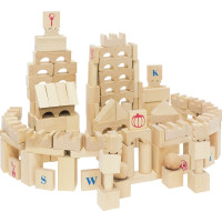 2Kids Toys Kostky přírodní XL 220 ks