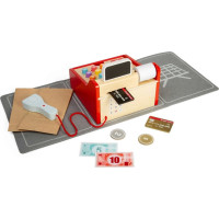Bigjigs Toys Dětská dřevěná pokladna