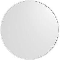 Sapho NOTION SLIM kulaté zrcadlo v rámu ø 70cm, bílá mat NT700W