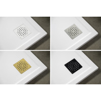 Gelco XENA sprchová vanička z litého mramoru, čtverec 90x90cm, bílá HX009