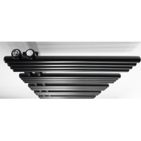 Sapho NYMPHA otopné těleso 500x1520mm, černá mat LLN152B