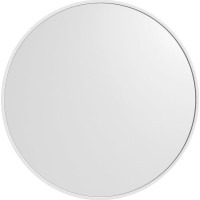 Sapho NOTION SLIM kulaté zrcadlo v rámu ø 60cm, bílá mat NT600W