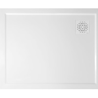 Gelco XENA sprchová vanička z litého mramoru, obdélník 100x80cm, bílá HX10080