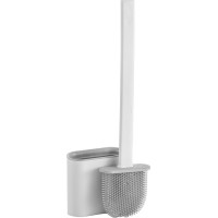 Aqualine SANA WC silikonová štětka závěsná/na postavení, bílá mat BS010