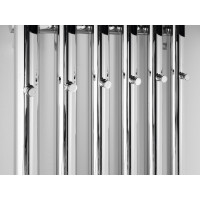 Sapho PILON otopné těleso 418x1800mm, se šesti háčky pro ručník, chrom IZ130T