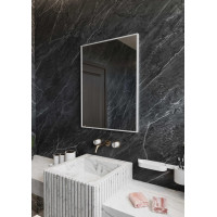 Sapho NOTION SLIM zrcadlo v rámu 60x80cm, bílá mat NT860W