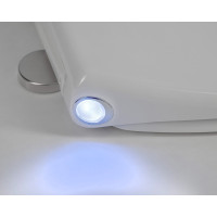 Sapho PHARO WC sedátko s LED podsvícením, Soft Close, Easy Take, bílá WX1315