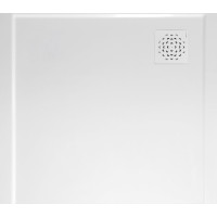Gelco XENA sprchová vanička z litého mramoru, čtverec 90x90cm, bílá HX009