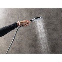 Sapho Ruční masážní sprcha, 3 režimy sprchování, silikon trysky, průměr 120mm, ABS/světlé zlato mat SK879GBL