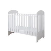 Dětská postýlka se šuplíkem LITTLE SISI 120x60 cm - BÍLÁ