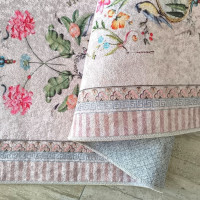 Kusový koberec HONOR New - Exotic flowers - krémový