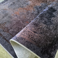 Kusový koberec HONOR New - Edge - tmavě šedý/hnědý