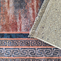 Kusový koberec HONOR New - Greece - tmavě modrý/červený