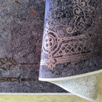 Kusový koberec HONOR New - Edge - tmavě šedý/hnědý