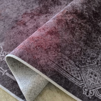 Kusový koberec HONOR New - Edge - tmavě červený