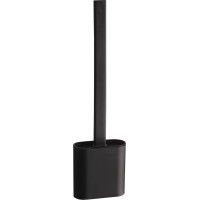 Aqualine SANA WC silikonová štětka závěsná/na postavení, černá mat BS010B