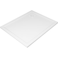 Gelco XENA sprchová vanička z litého mramoru, obdélník 100x80cm, bílá HX10080